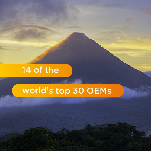 14 of the top 30 Original Equiment Manufacturers in Life Sciences
